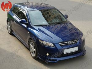 Реснички на фары для Kia Ceed 2006-2010 (дорестайл)